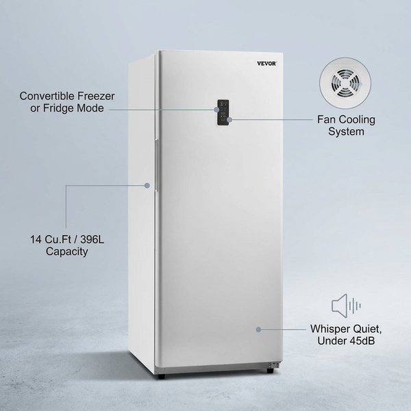 VEVOR Convertible Freezer/Refrig — Lifestyle