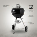 Outdoor Household Kettle BBQ Grill Charcoal BBQ Grill round Apple Grill