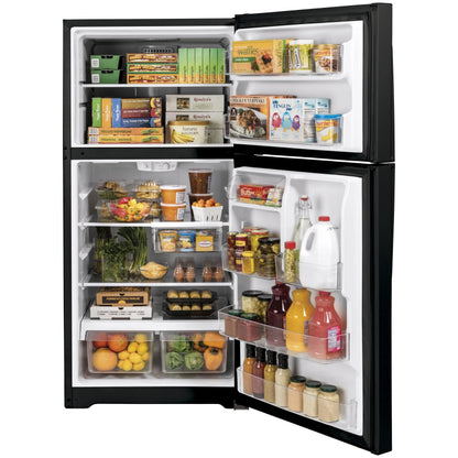 GTS22KGNRBB 21.9 Cu. Ft. Black Top-Freezer Refrirator